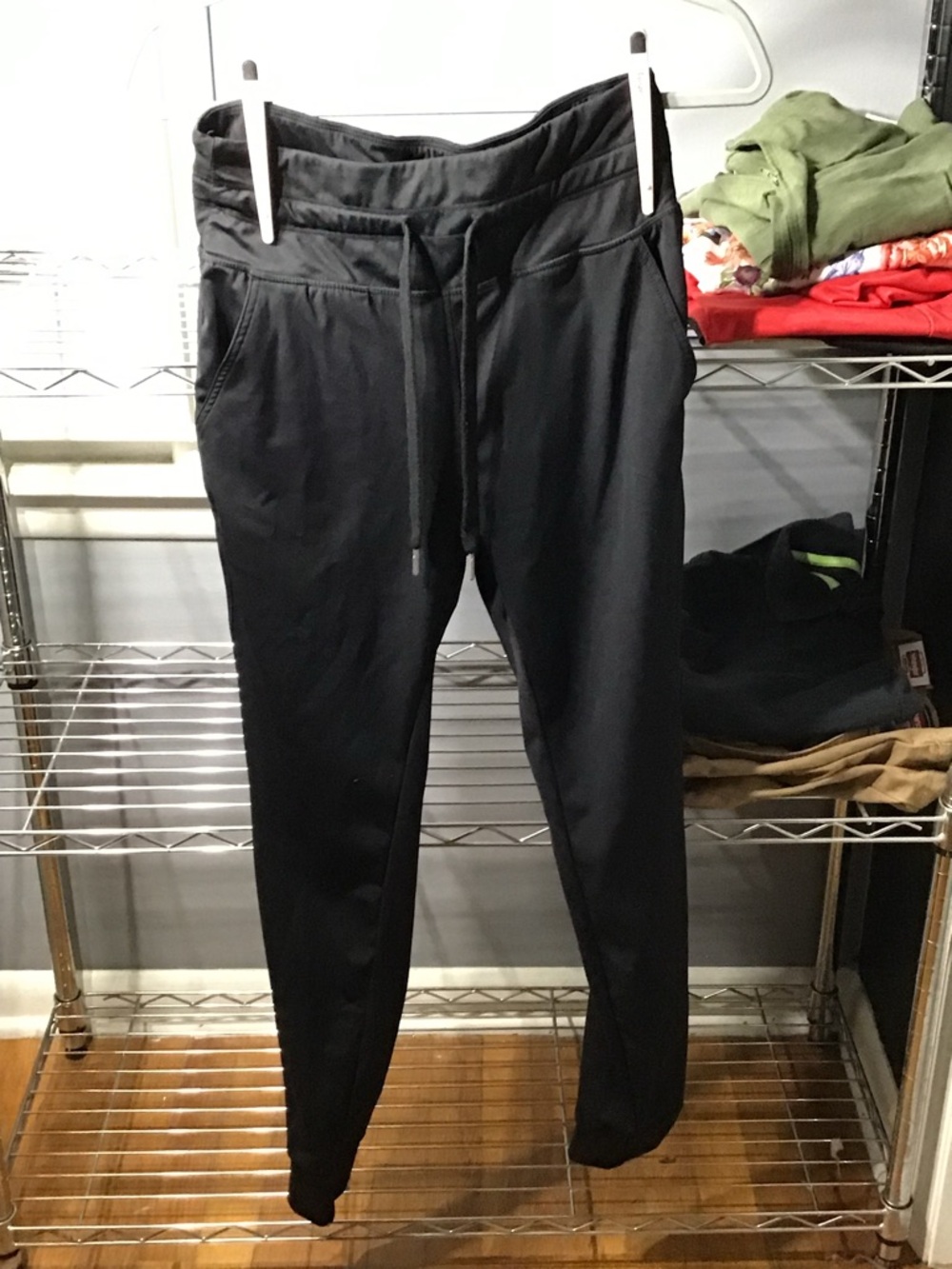Black Women’s Drawstring Jogger Pants